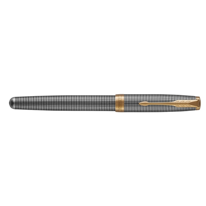 Parker Royal Sonnet Silver Chiselled GT plnicí pero