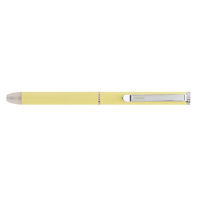 Filofax Clipbook Pastel Yellow gumovací kuličkové pero