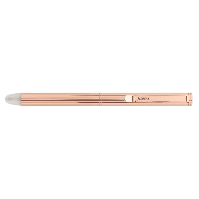 Filofax Clipbook Rose Gold gumovací kuličkové pero
