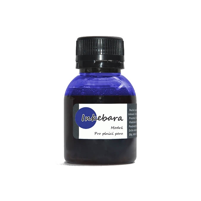 Inkebara Modrý lahvičkový inkoust 60 ml