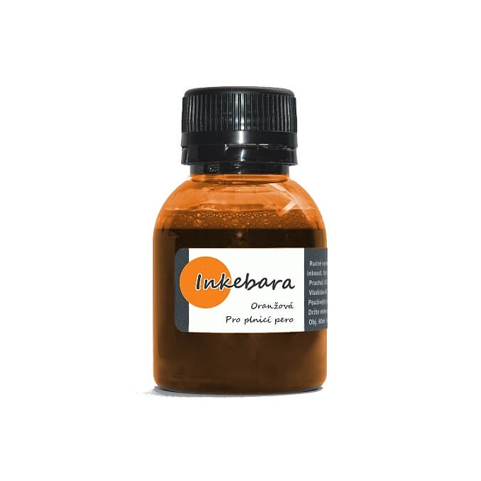 Inkebara Oranžový lahvičkový inkoust 60 ml