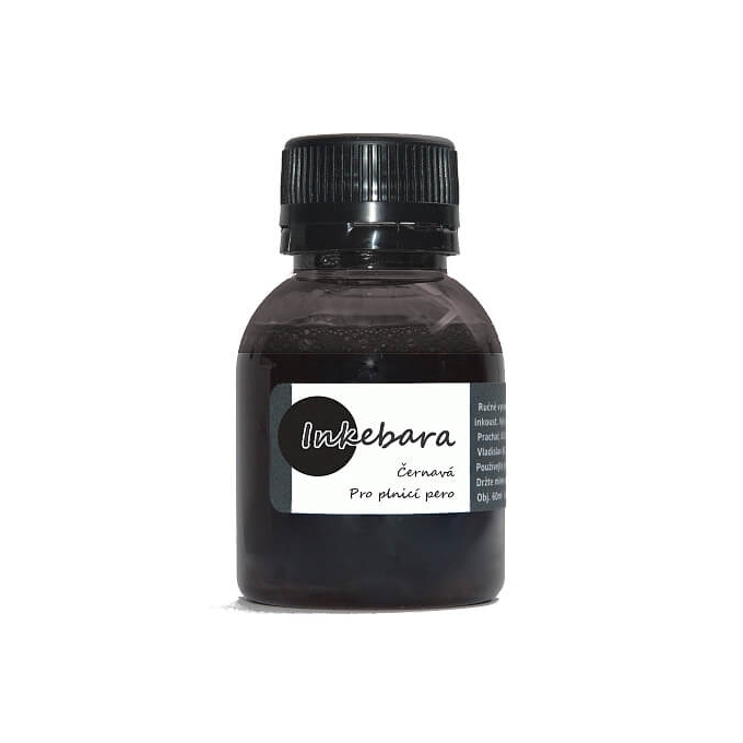 Inkebara Černavý lahvičkový inkoust 60 ml