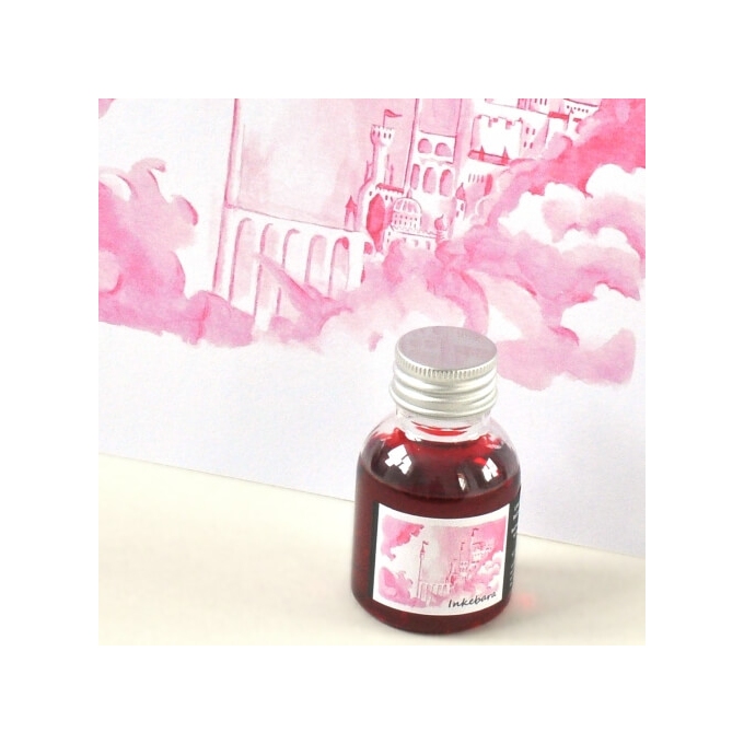 Inkebara LE Růžová pohádková lahvičkový inkoust 60 ml