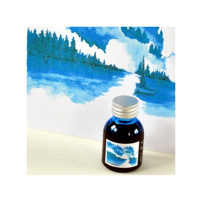 Inkebara LE Modrá mlžná lahvičkový inkoust 60 ml