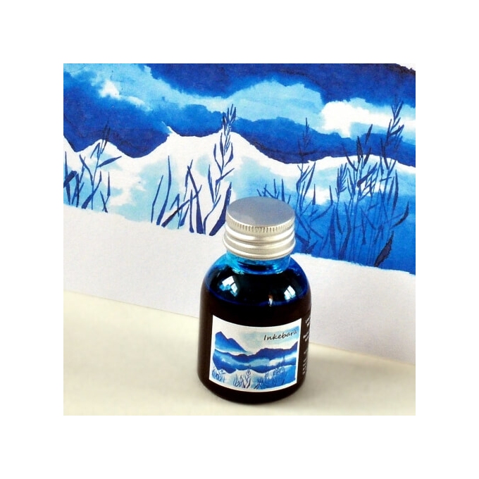Inkebara LE Modrá večerní lahvičkový inkoust 60 ml