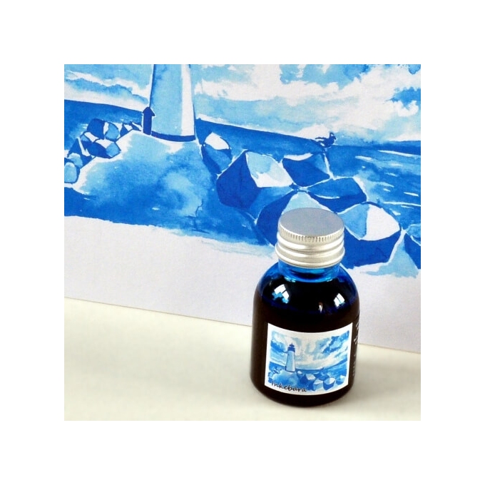 Inkebara LE Modrá mořská lahvičkový inkoust 60 ml