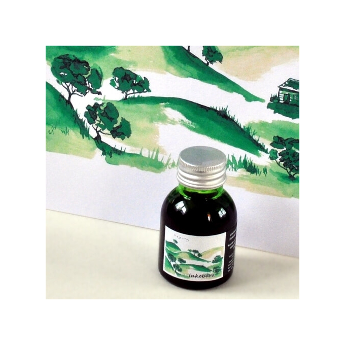 Inkebara LE Zelená z Vysočiny lahvičkový inkoust 60 ml
