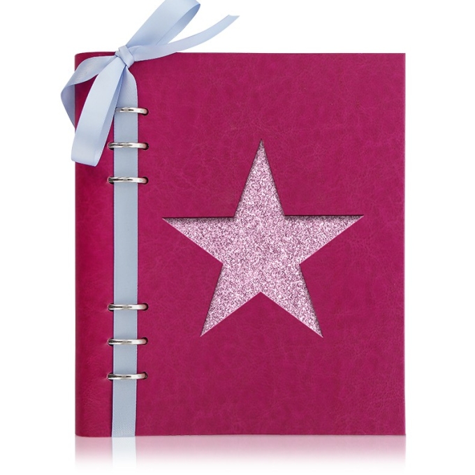 Filofax Clipbook A5 fuchsiový kreativní set