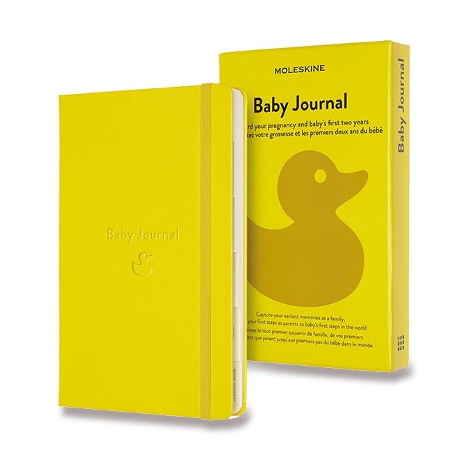 Moleskine Passion Baby Journal A5 žlutý zápisník