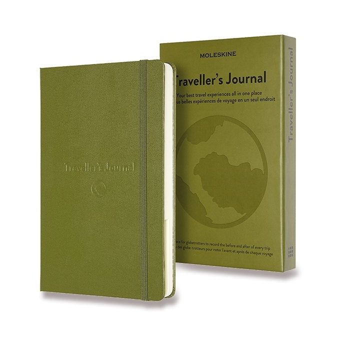 Moleskine Passion Travel Journal A5 khaki zápisník