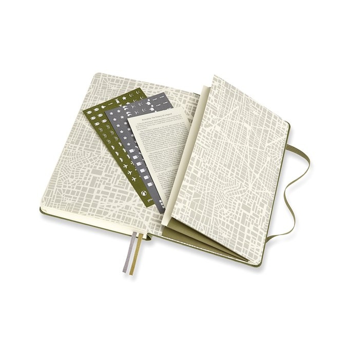 Moleskine Passion Travel Journal A5 khaki zápisník