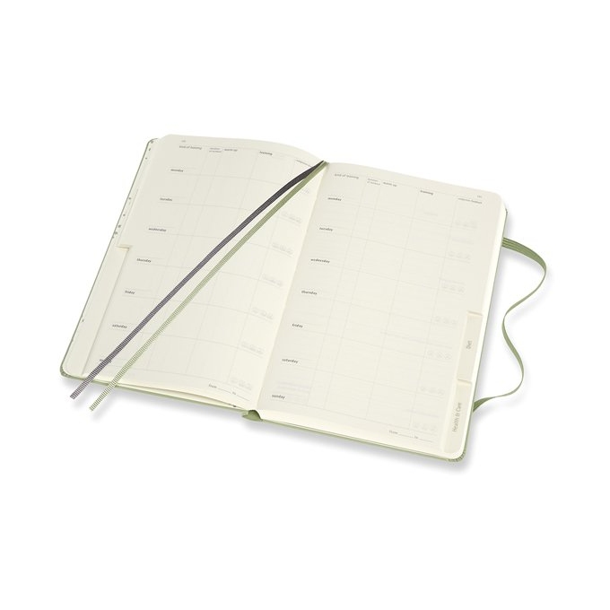 Moleskine Passion Wellness Journal A5 zelený zápisník