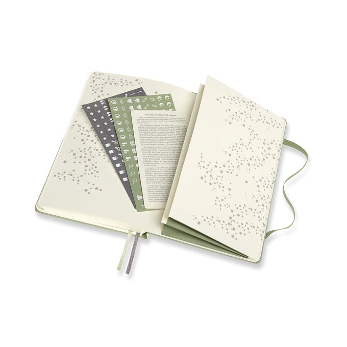 Moleskine Passion Wellness Journal A5 zelený zápisník