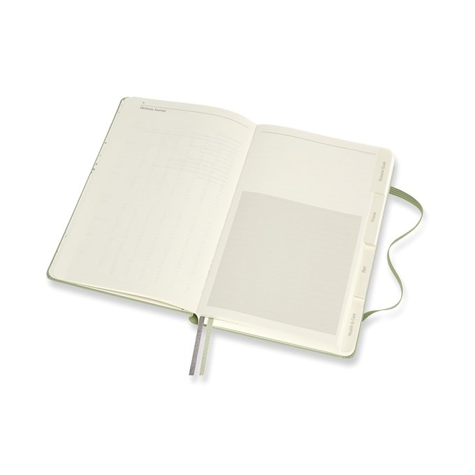 Moleskine Passion Wellness Journal A5 zelený zápisník