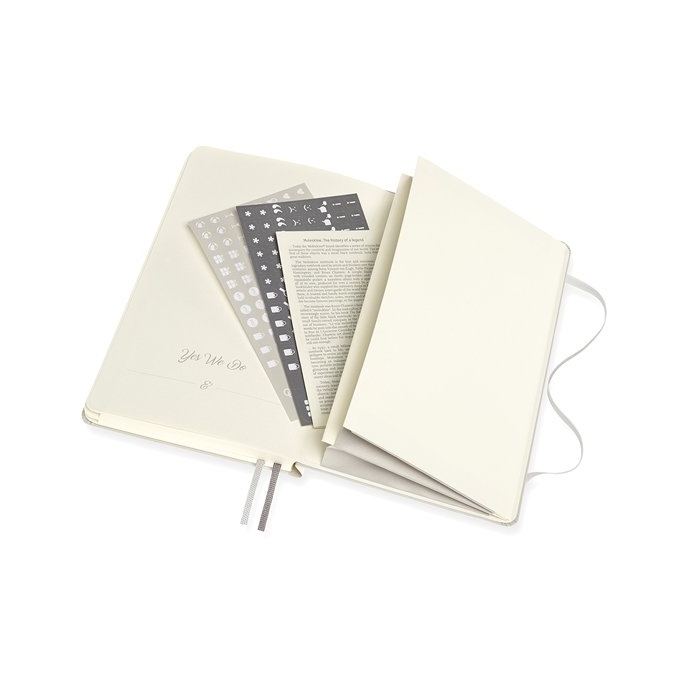Moleskine Passion Wedding Journal A5 bílý zápisník