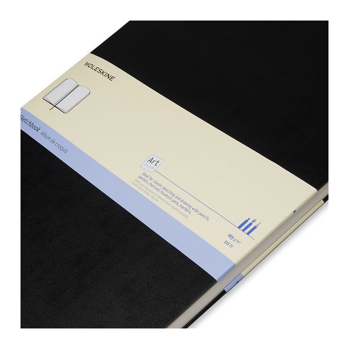 Skicář Moleskine A3 černý tvrdé desky