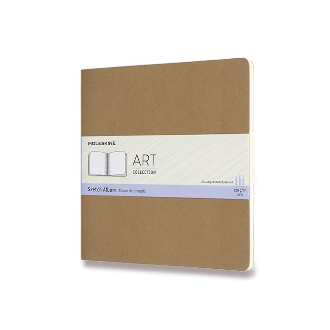 Skicář Moleskine Album Square čtverec karton
