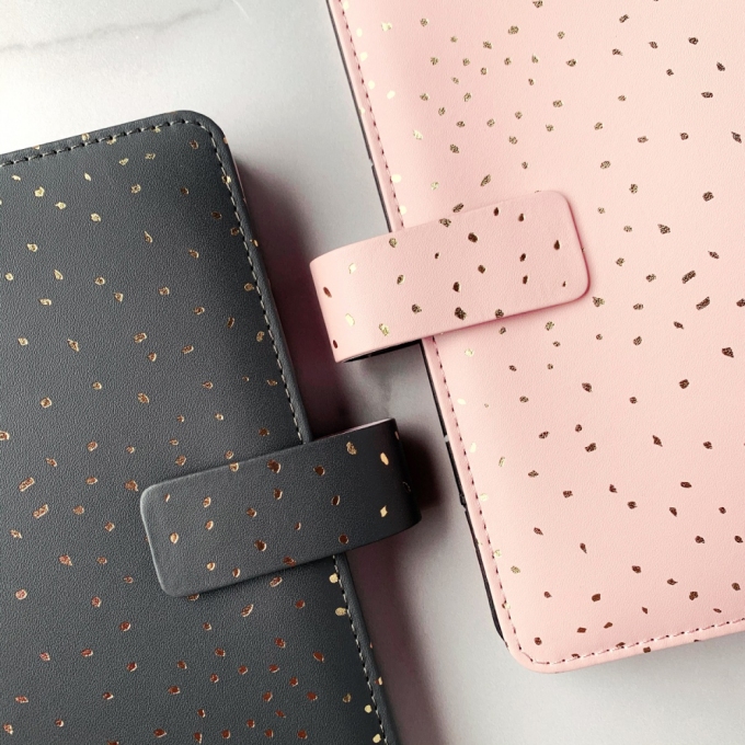 Filofax Confetti Rose Quartz osobní diář