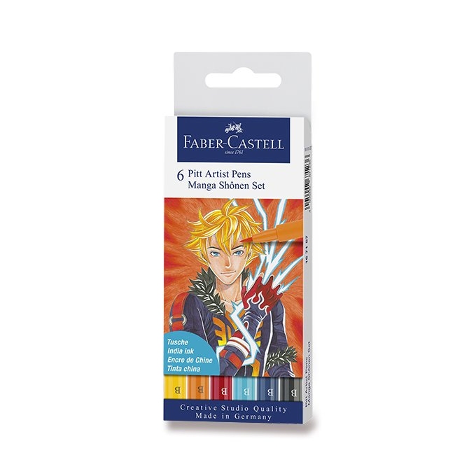 Faber Castell Pitt Manga - Shonen 6 ks