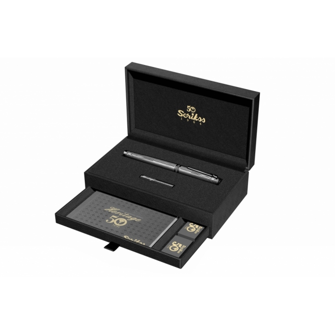 Scrikss Heritage Matt Black plnicí pero