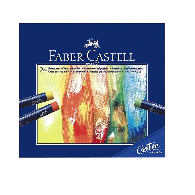 Olejové pastely Faber Castell Creative studio 24 ks