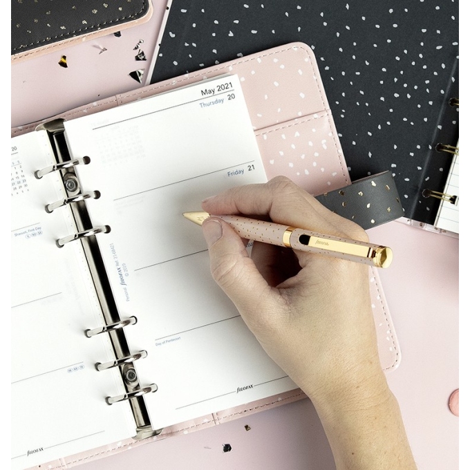 Filofax Confetti Rose Quartz kuličkové pero