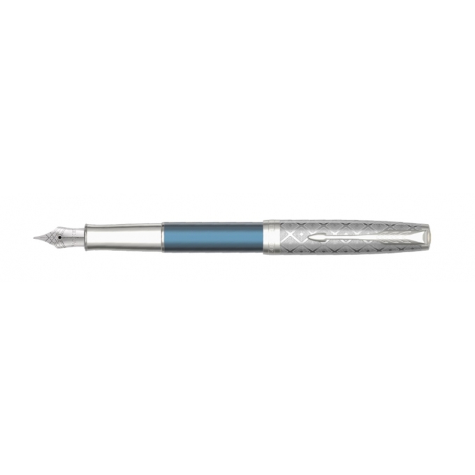Parker Sonnet Premium Metal Blue CT plnicí pero
