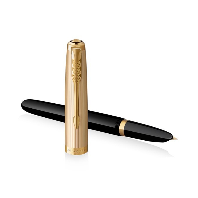 Parker 51 Deluxe Black GT plnicí pero