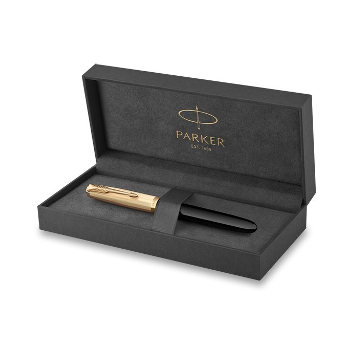 Parker 51 Deluxe Black GT plnicí pero