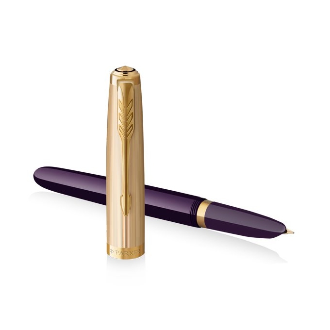 Parker 51 Deluxe Plum GT plnicí pero