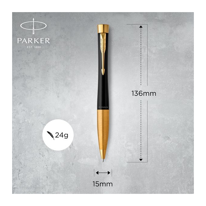 Parker Urban Twist Muted Black GT kuličkové pero