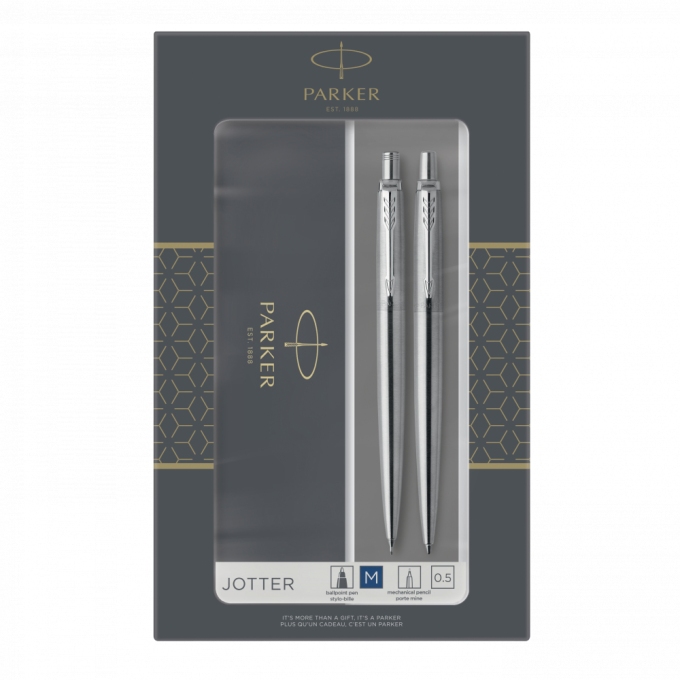 Parker Jotter Stainless Steel CT sada kuličkového pera a mechanické tužky
