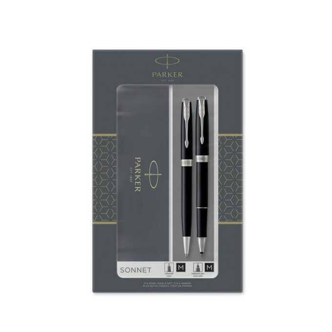 Parker Sonnet Black CT sada kuličkového pera a rolleru