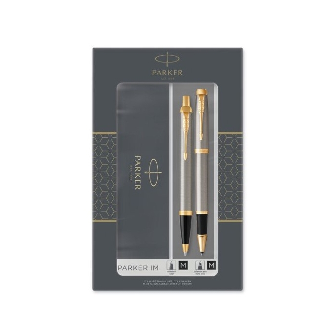 Parker I.M. Brushed Metal GT sada keramického a kuličkového pera