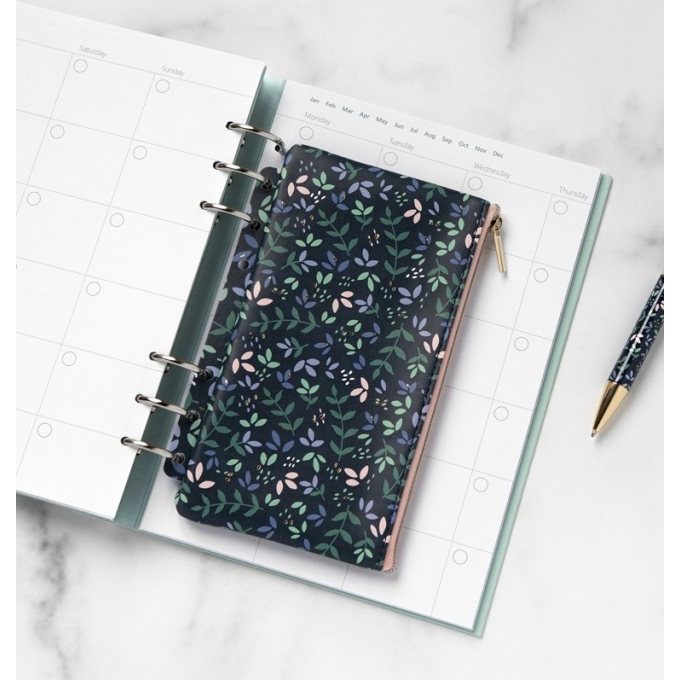 Filofax Garden Dusk, penál na zip osobní/A5