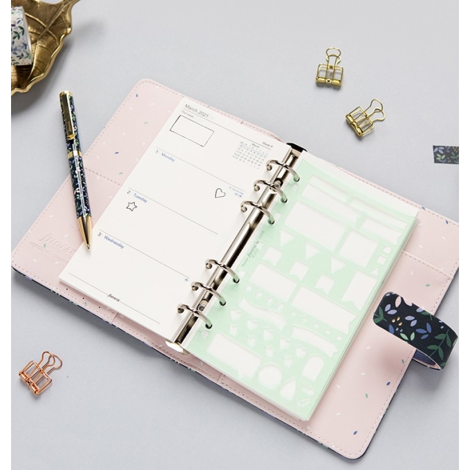 Filofax šablona na plánování
