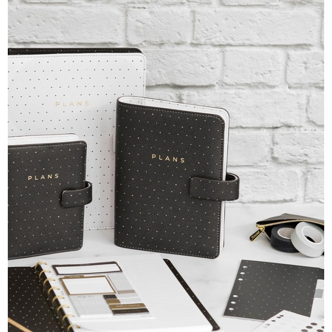 Filofax Moonlight Osobní černý diář
