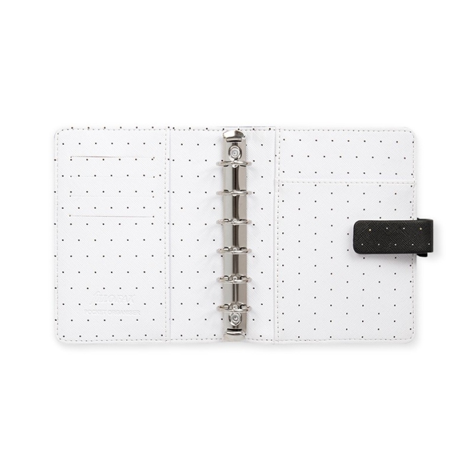 Filofax Moonlight Kapesní černý diář