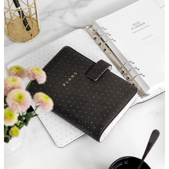Filofax Moonlight Kapesní černý diář