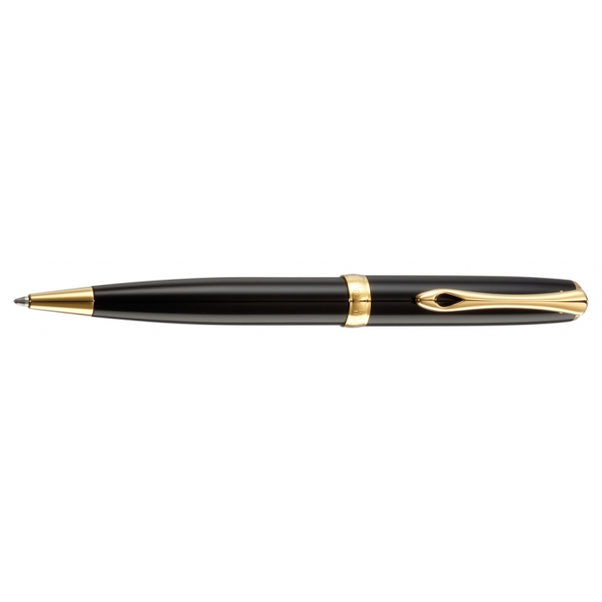 Diplomat Excellence A2 Black Lacquer Gold kuličkové pero