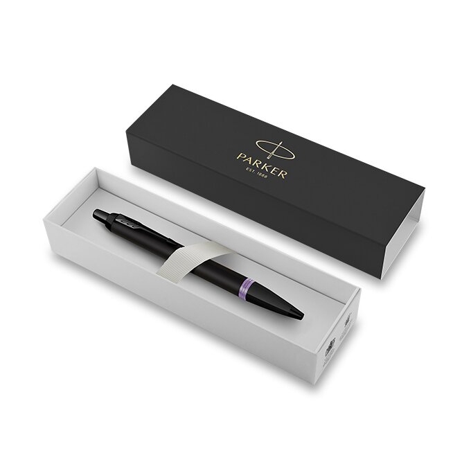 Parker Royal I.M. Vibrant Rings Amethyst Purple kuličkové pero