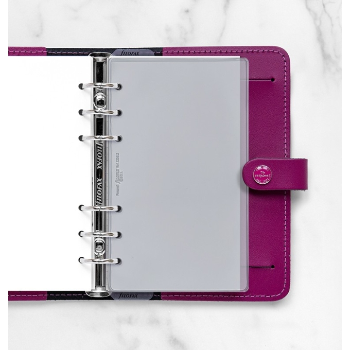 Filofax transparentní obálka horní otevírání - Osobní