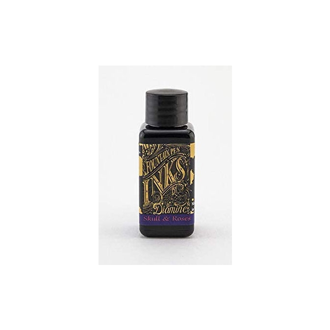 Diamine Skull and Roses lahvičkový inkoust 30 ml