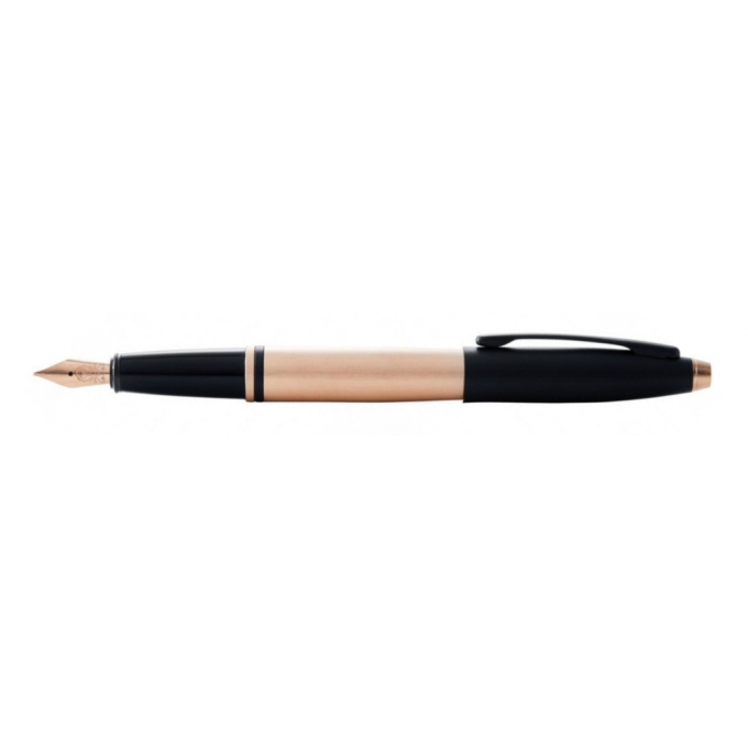 Cross Calais Brushed Rose Gold Matte Black plnicí pero
