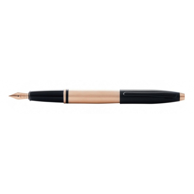 Cross Calais Brushed Rose Gold Matte Black plnicí pero