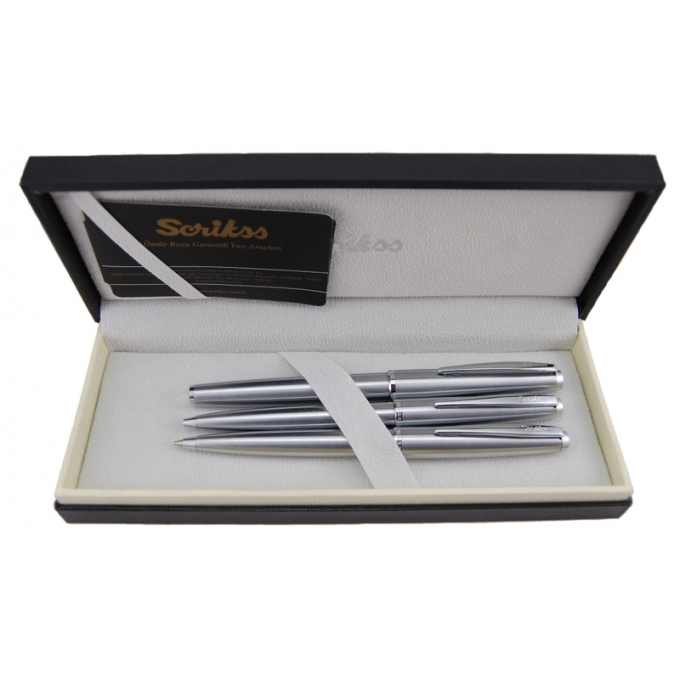 Scrikss Metropolis Stainless Steel dárková sada