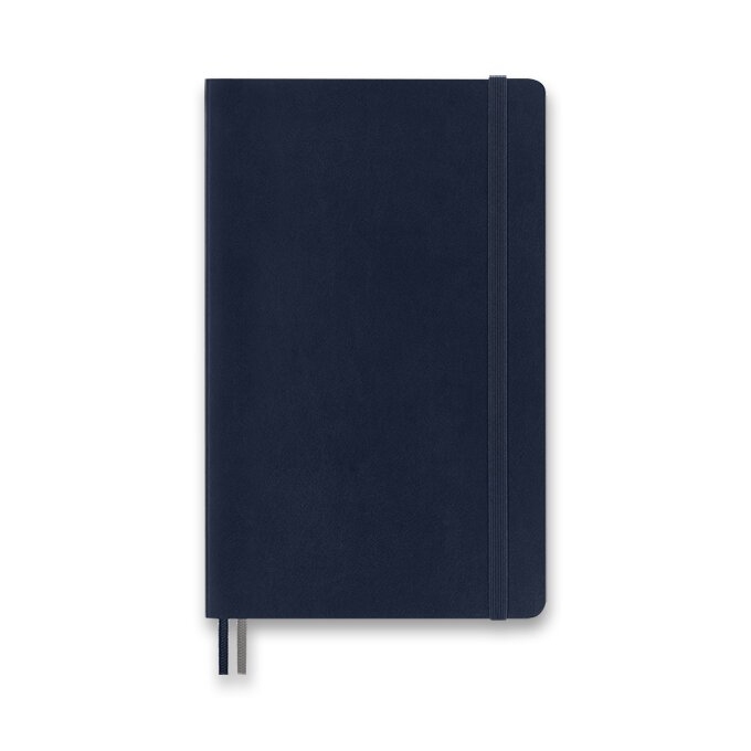 Zápisník Moleskine L čistý modrý měkké desky