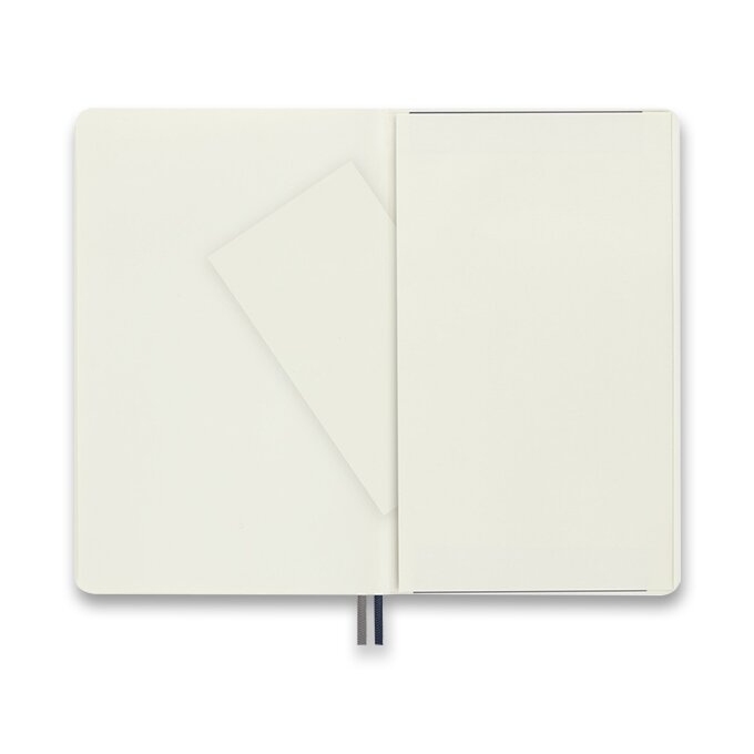Zápisník Moleskine L čistý modrý měkké desky