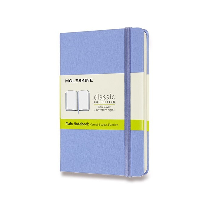Zápisník Moleskine S čistý nebesky modrý tvrdé desky