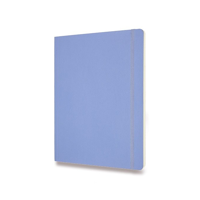 Zápisník Moleskine XL čistý nebesky modrý měkké desky